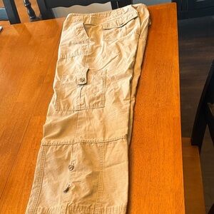 Royal Robbins Women’s Khaki Cargo Pants 4